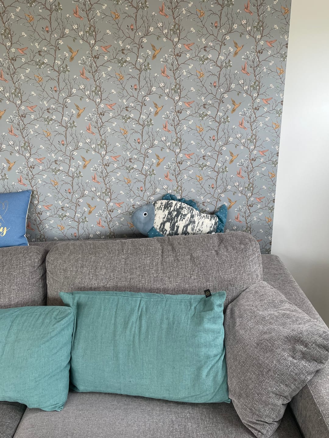 Customer photo review of Songbird Serenade - Exquisite Chinoiserie Branches & Birds Wallpaper Mural