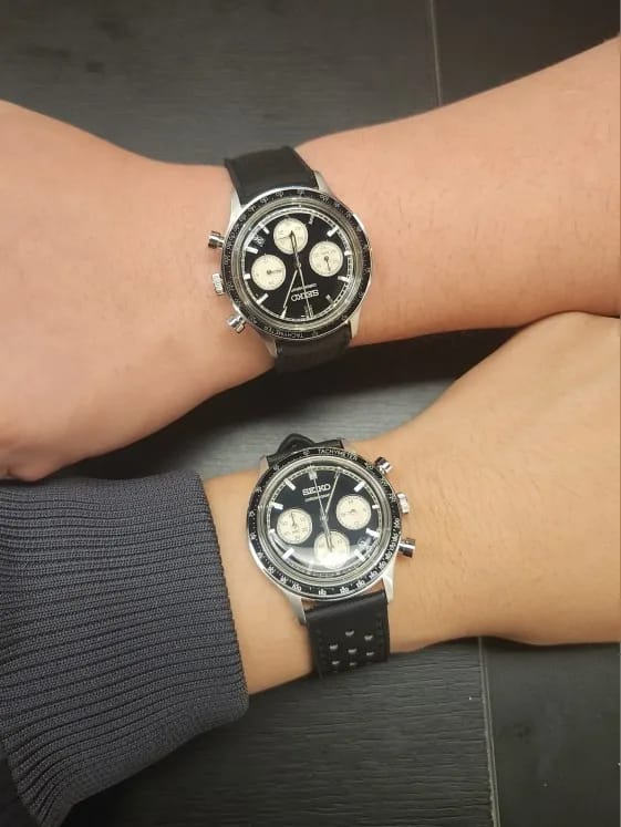 Customer photo review of Garmin 18/20/22mm Quick Release Perforated Sailcloth Rally Band