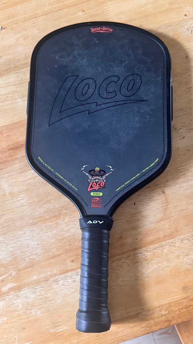 Customer photo review of The Loco 16mm Pickleball Paddle Hybrid