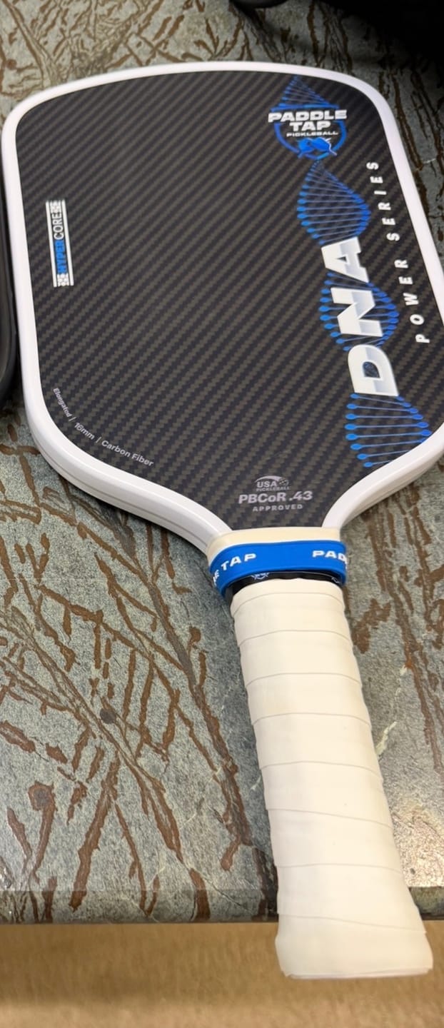 Customer photo review of Over Grip White (3 pack) - Super Tacky