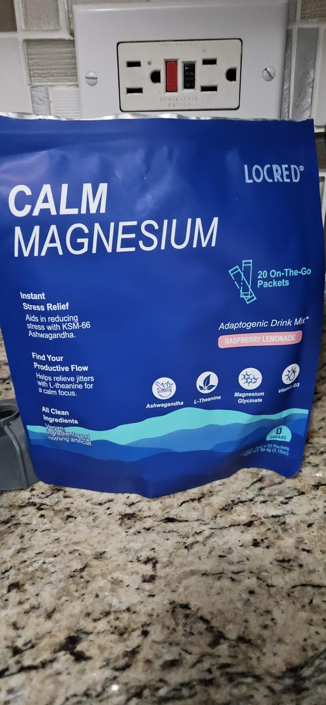 Customer photo review of Locred CalmMagnesium – Bebida Natural Relajante con Magnesio Glicinato y Adaptógenos