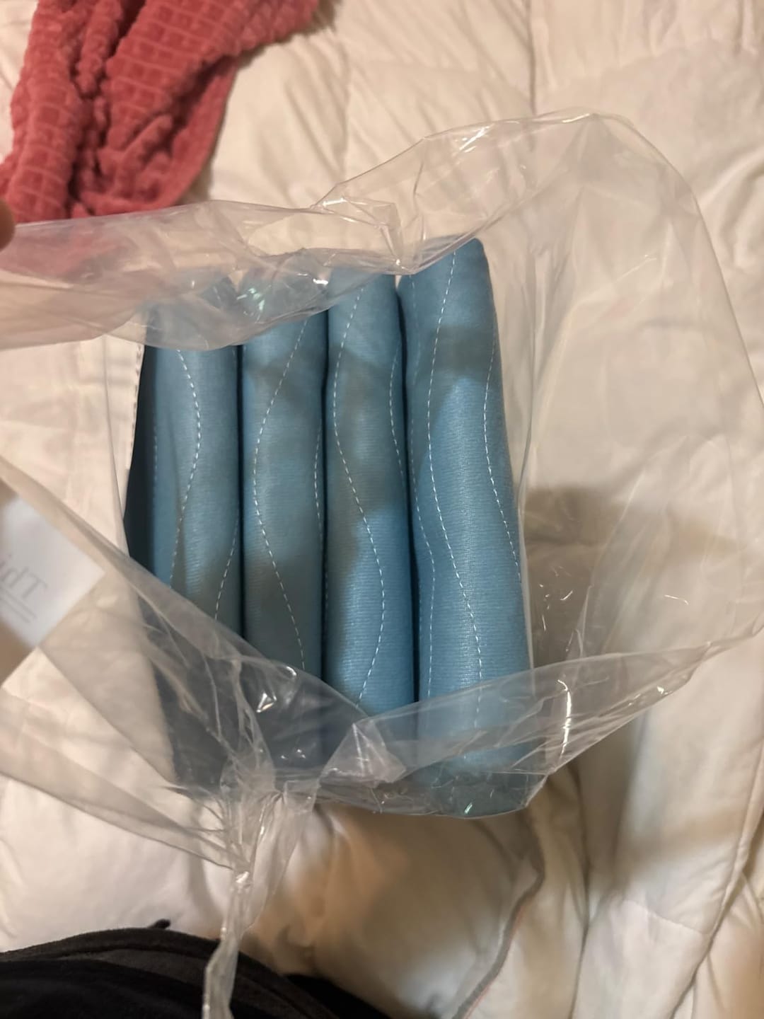 Customer photo review of Washable Reusable Bed Pads for Incontinence (34" x 36")