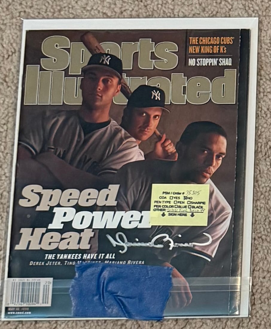 Customer photo review of Mariano Rivera Autograph Signing