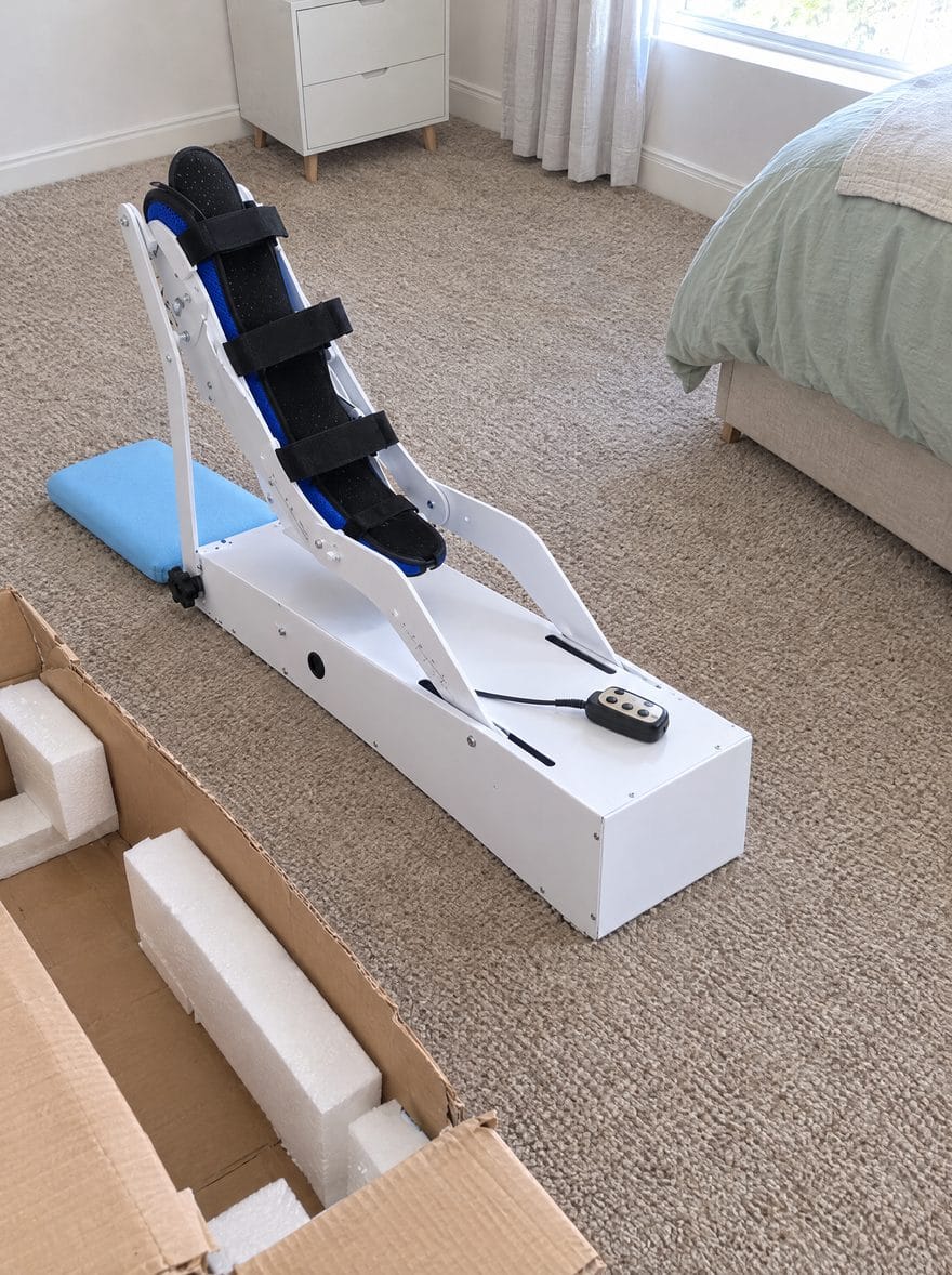 Customer photo review of Holtrow Glide™ — Powered Knee Motion Machine