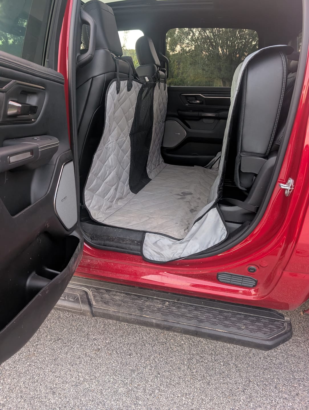 Customer photo review of Floor Hammock for Crew Cab Trucks - Driver Side