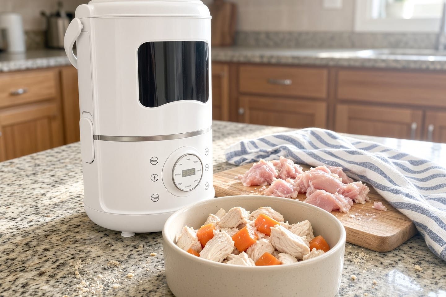 Customer photo review of Kiba Kitchen Fresh Food Maker