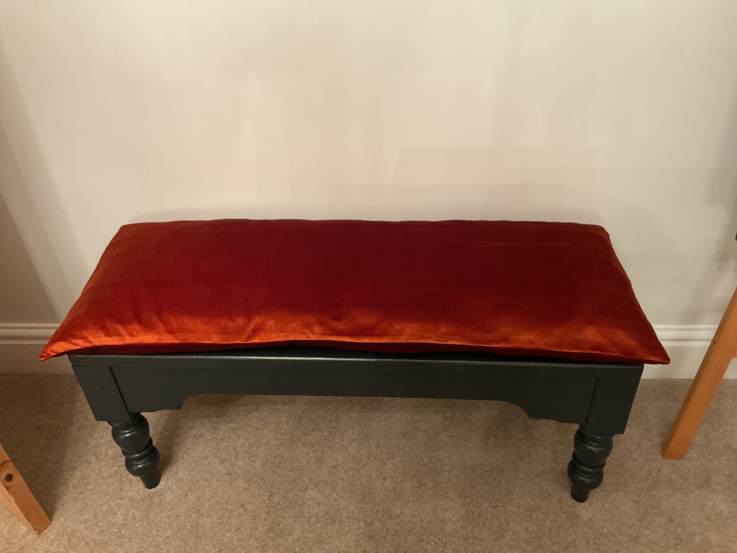Customer photo review of Plain Stretch Velvet Fabric