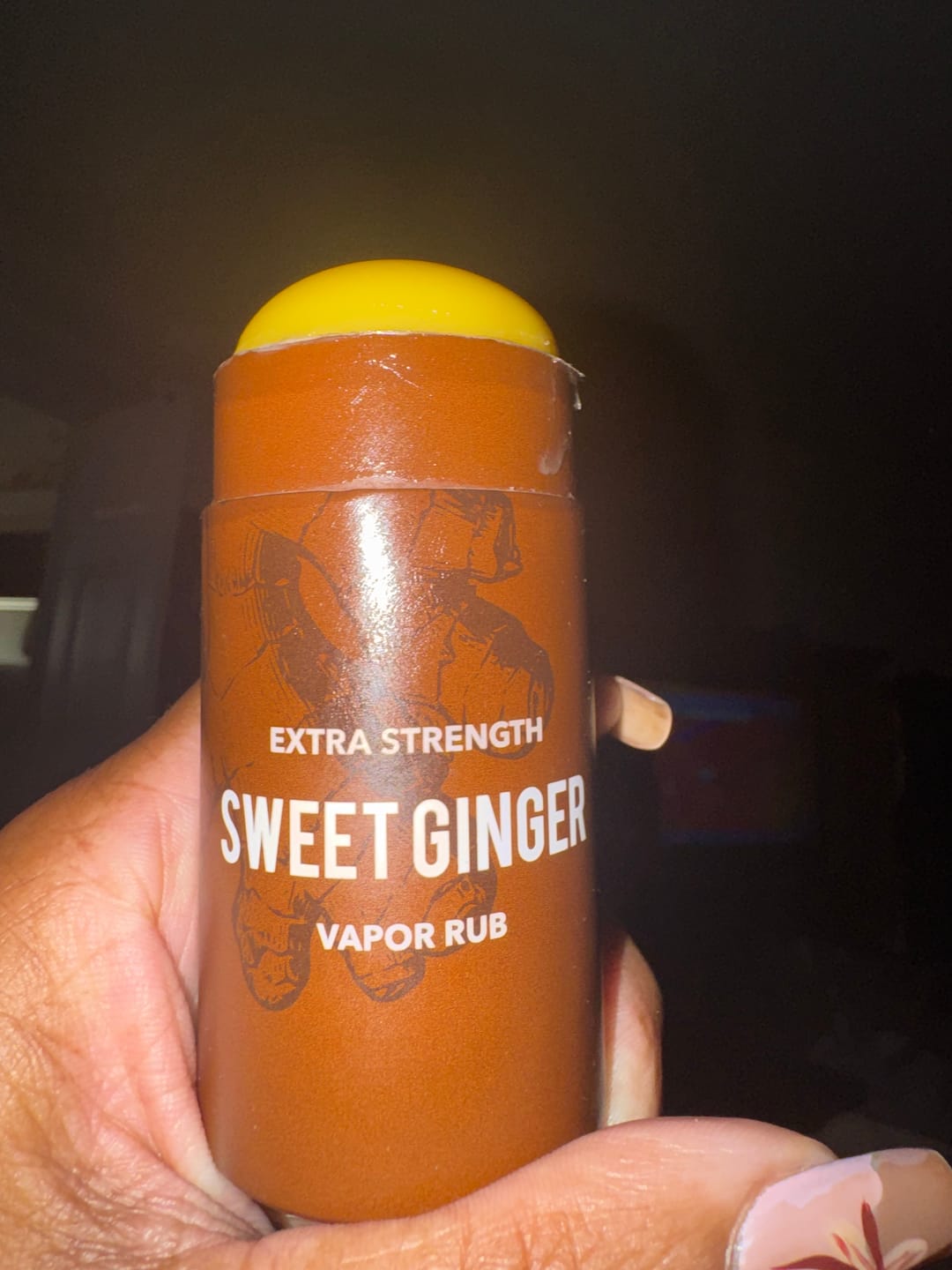 Customer photo review of Extra Strength Sweet Ginger Vapor Rub Stick