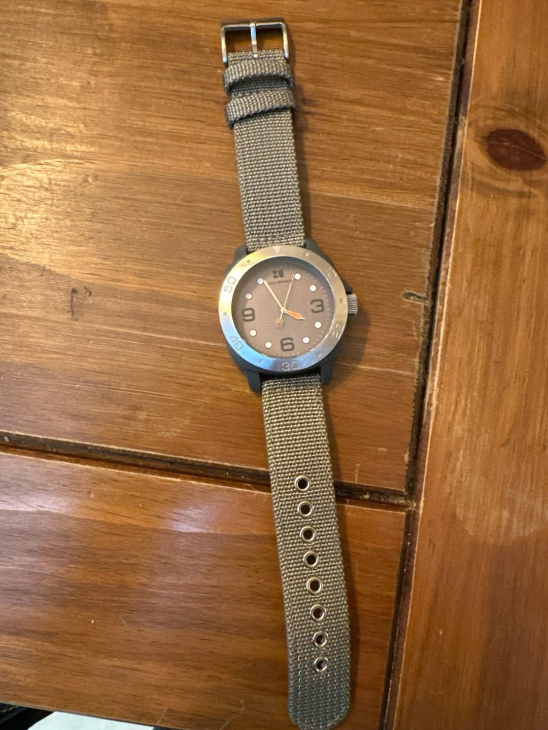 Customer photo review of Garmin 18/20/22mm Quick Release Nylon Canvas Band