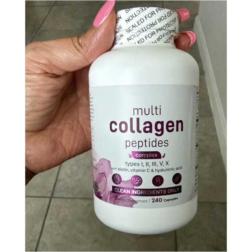 Customer photo review of Multi Collagen Complex for Women – 240 Capsules with Biotin