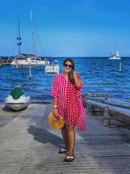 Customer photo review of I Love Pink Oversized Shirt
