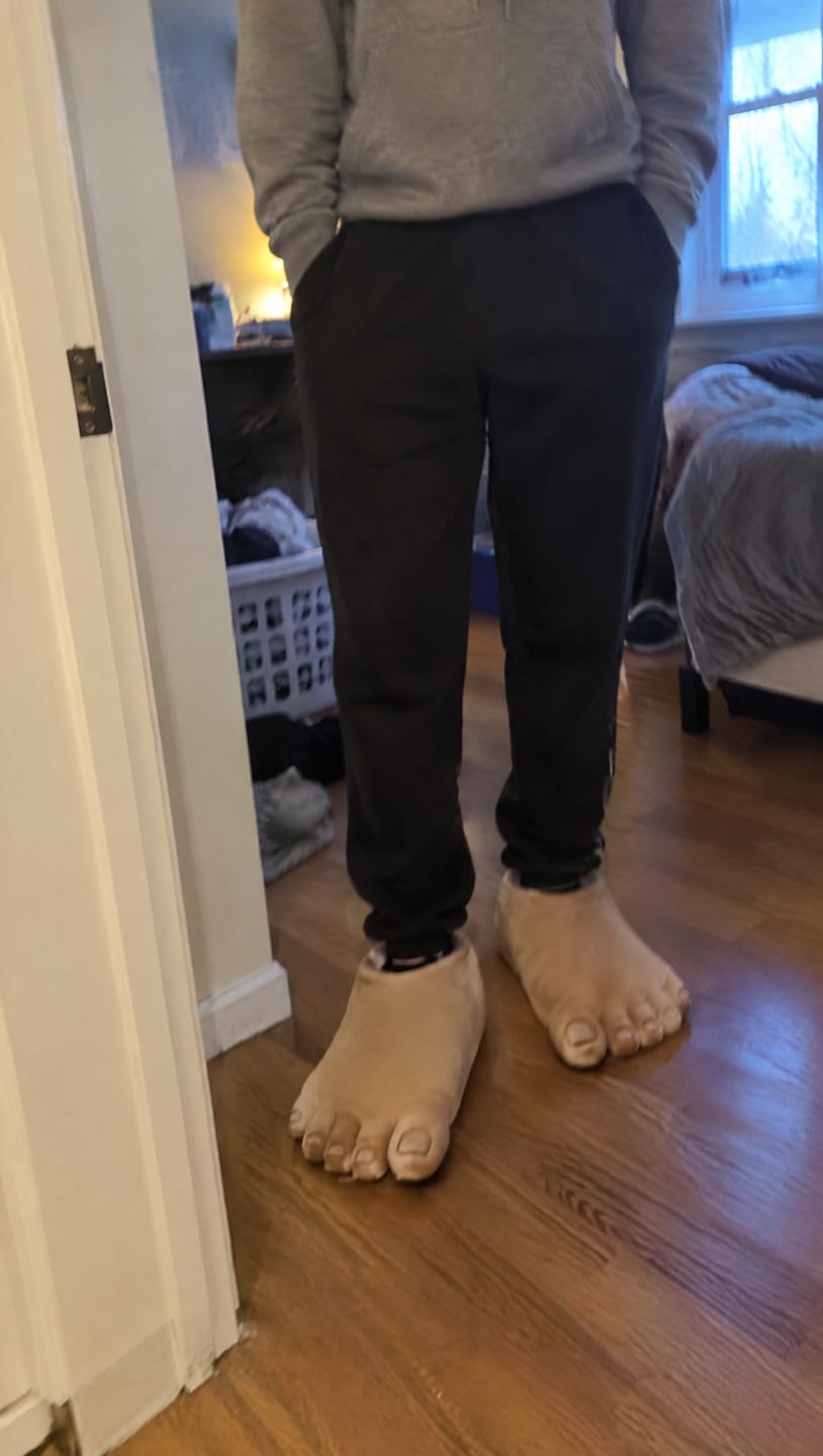 Customer photo review of GoofyFeet