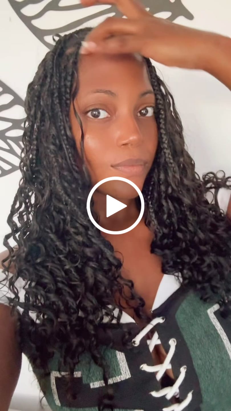 Customer video review of Human Crochet Hair Deep Wave for Miracle Knots