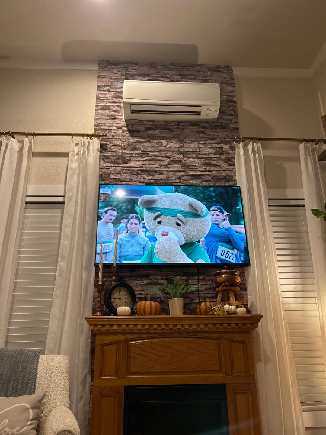 Customer photo review of Gemstone 3D Faux Stone Wall Panel
