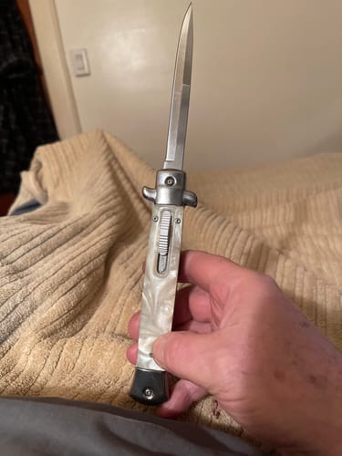 Customer photo review of Classic Gentleman ltalian Stiletto OTF