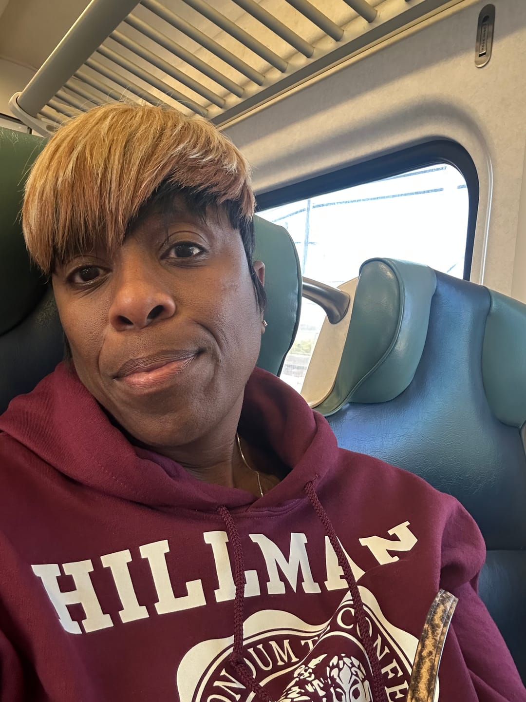 Customer photo review of Hillman College Hoodie - FINAL SALE - NO EXCHANGES