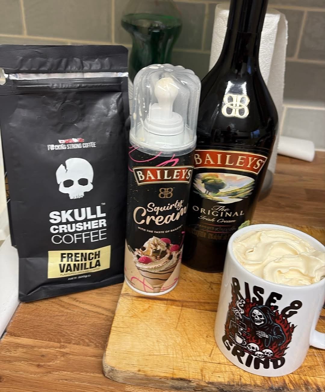 Customer photo review of Skull Crusher Coffee - Infused - 80g