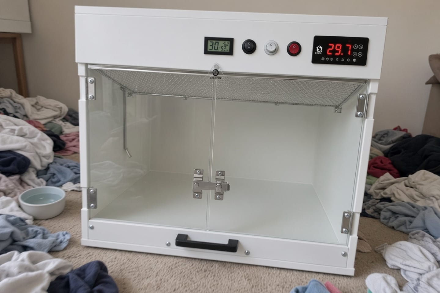 Customer photo review of Kiba Nest Warm-Air Nursery