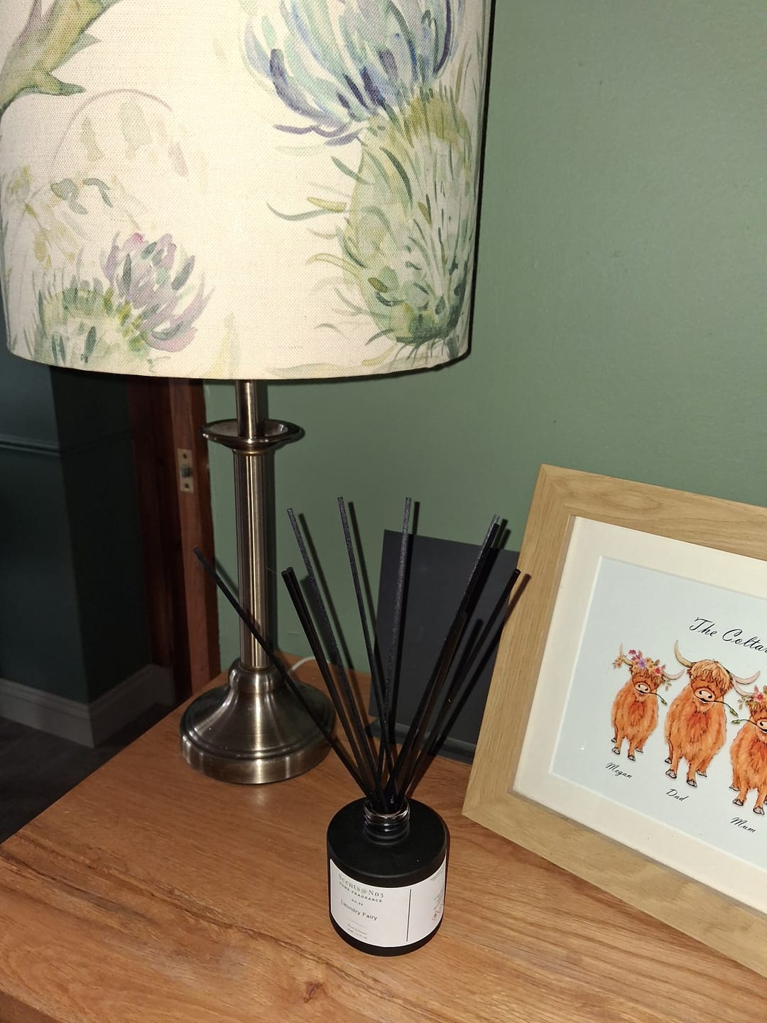 Customer photo review of Laundry Fairy Reed Diffuser