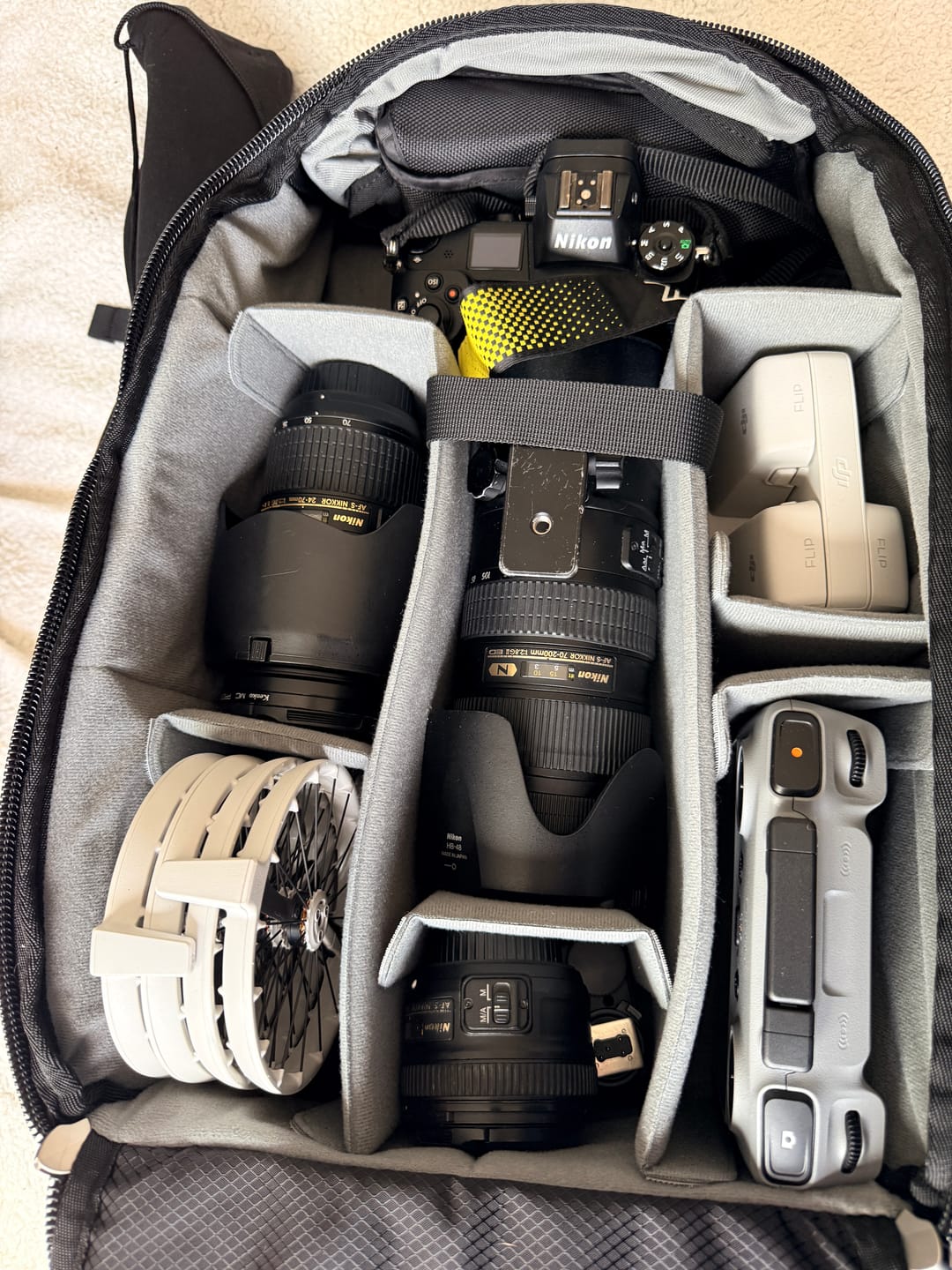 Customer photo review of Professional Photography Backpack
