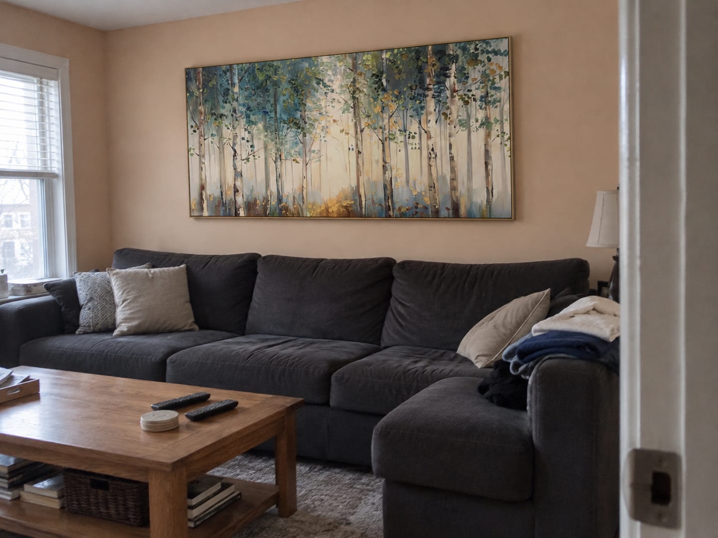 Customer photo review of Forest - Large Textured Painting