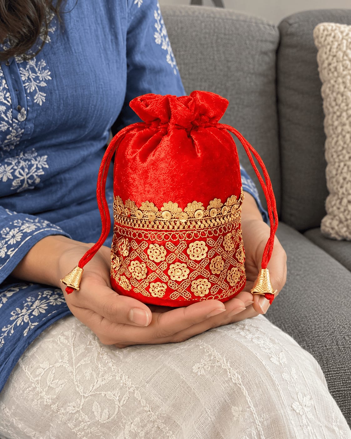 Customer photo review of Laxmi Potli