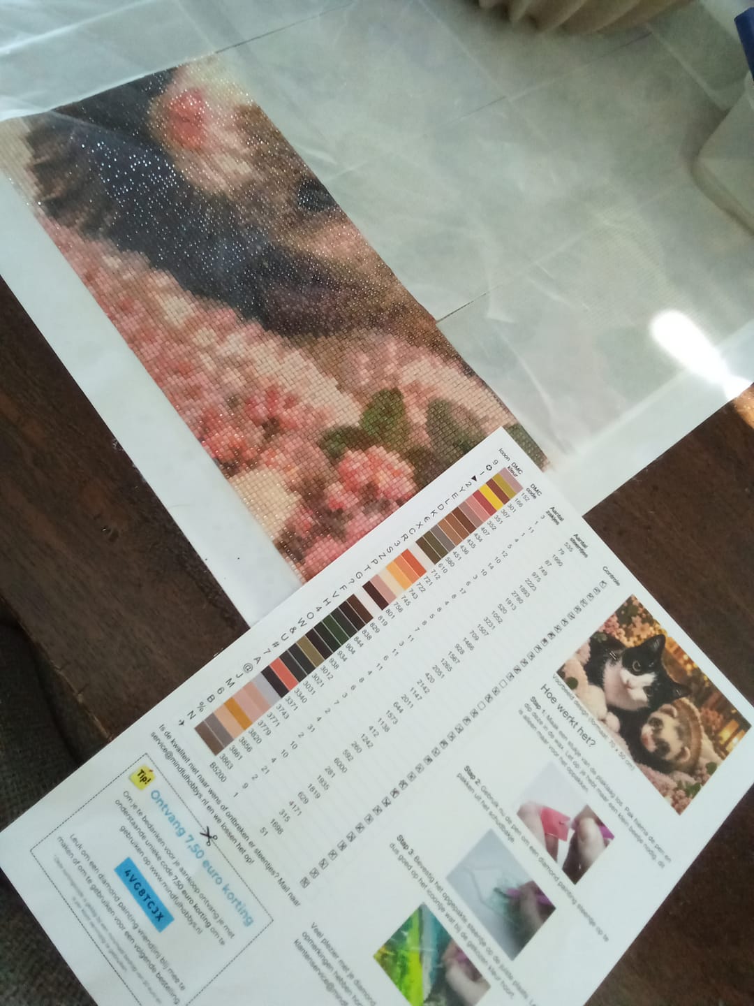 Customer photo review of Diamond painting - Eigen foto
