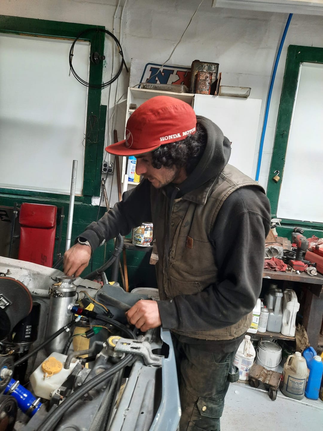 Customer photo review of Honda Racing Replica Mechanics Hat (1964) - Black