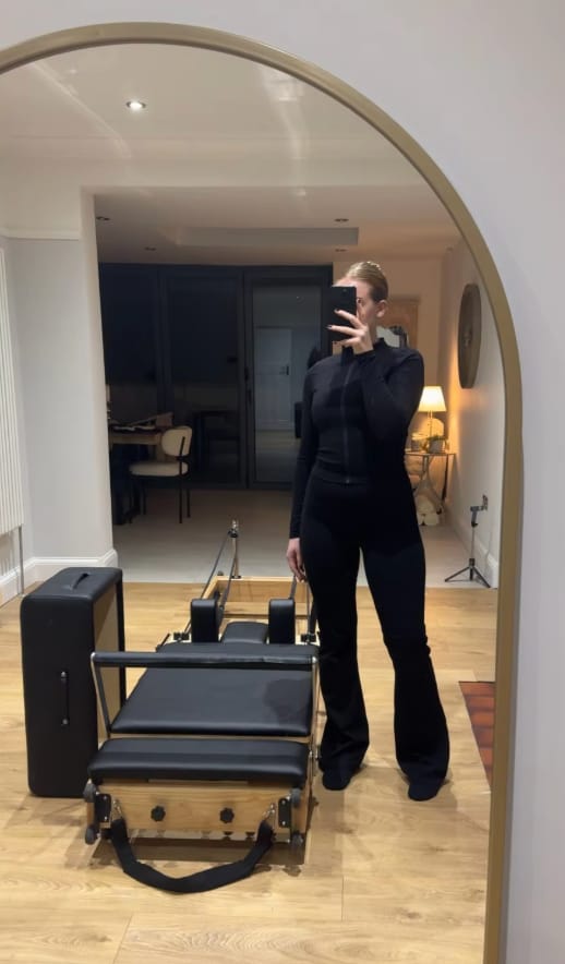 Customer photo review of GoodForm™ Wooden Studio Pilates Reformer