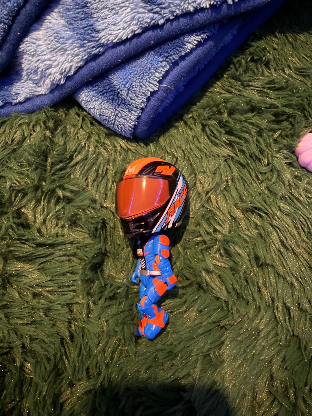 Customer photo review of Mini Helmet That Transforms Into a Rider
