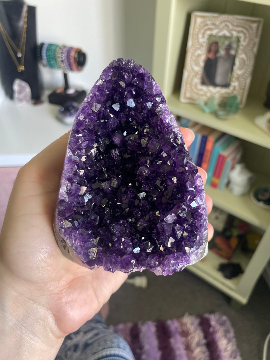 Customer photo review of A Amethyst Cluster Cut Base #8