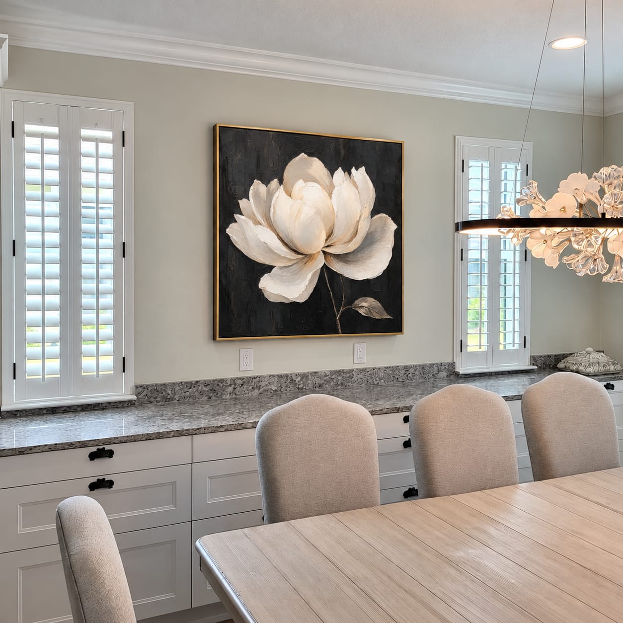 Customer photo review of Ivory Magnolia Wall Art