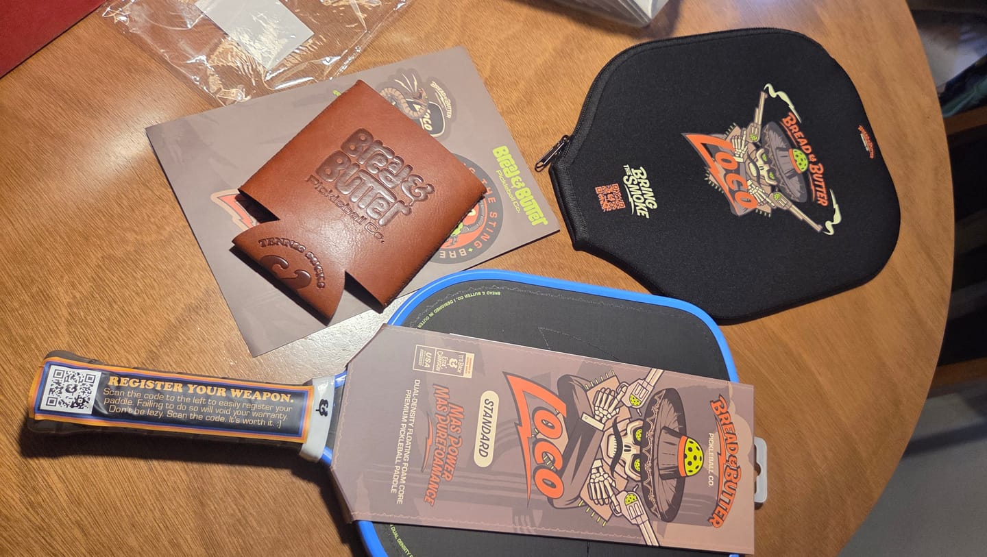 Customer photo review of The Loco 16mm Pickleball Paddle Standard