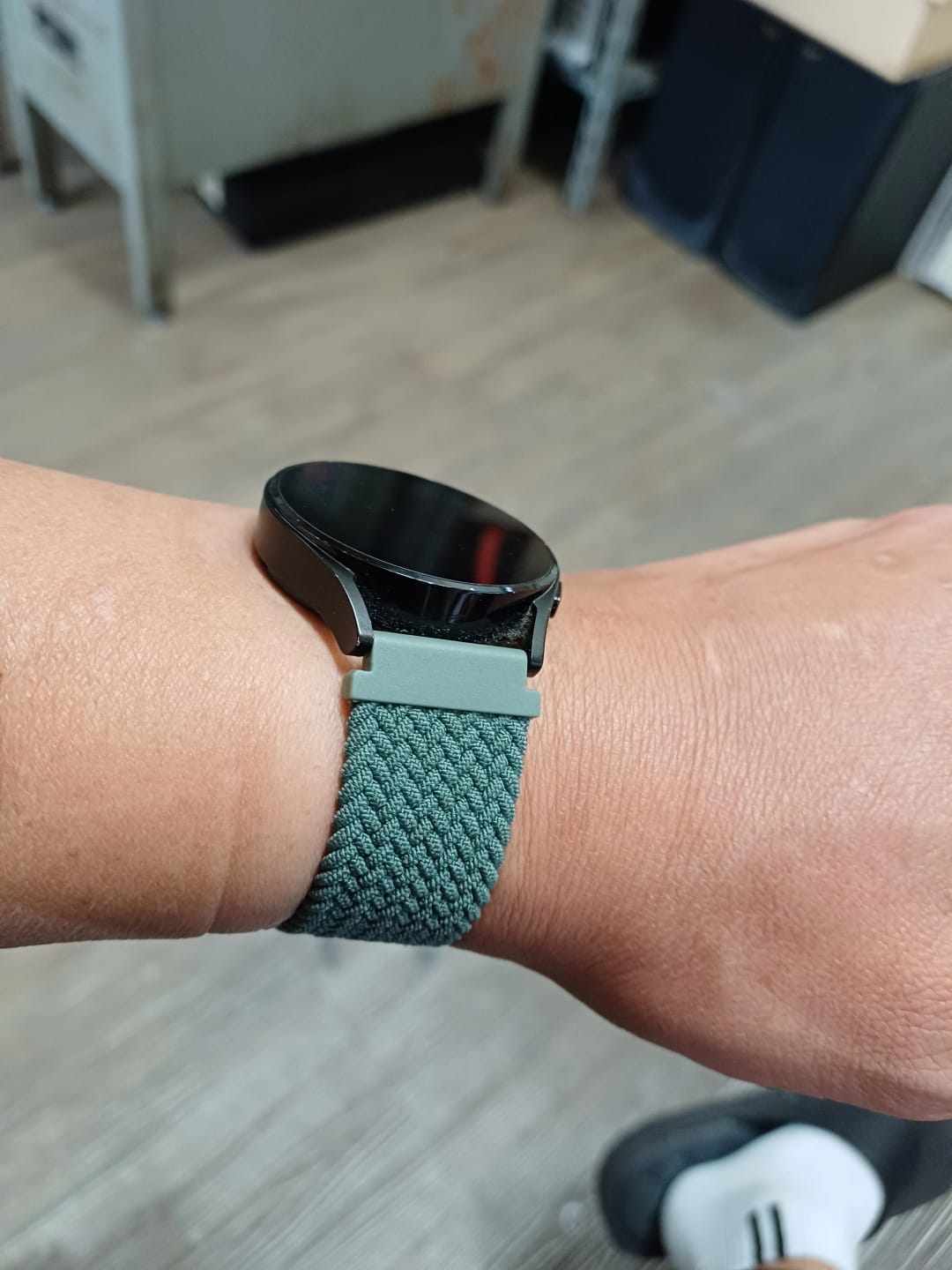 Customer photo review of Garmin 18/20/22mm Quick Release Braided Stretch Loop Band 3-Pack