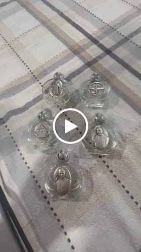 Customer video review of Blessed Holy water from the Vatican. Blessed by Pope
