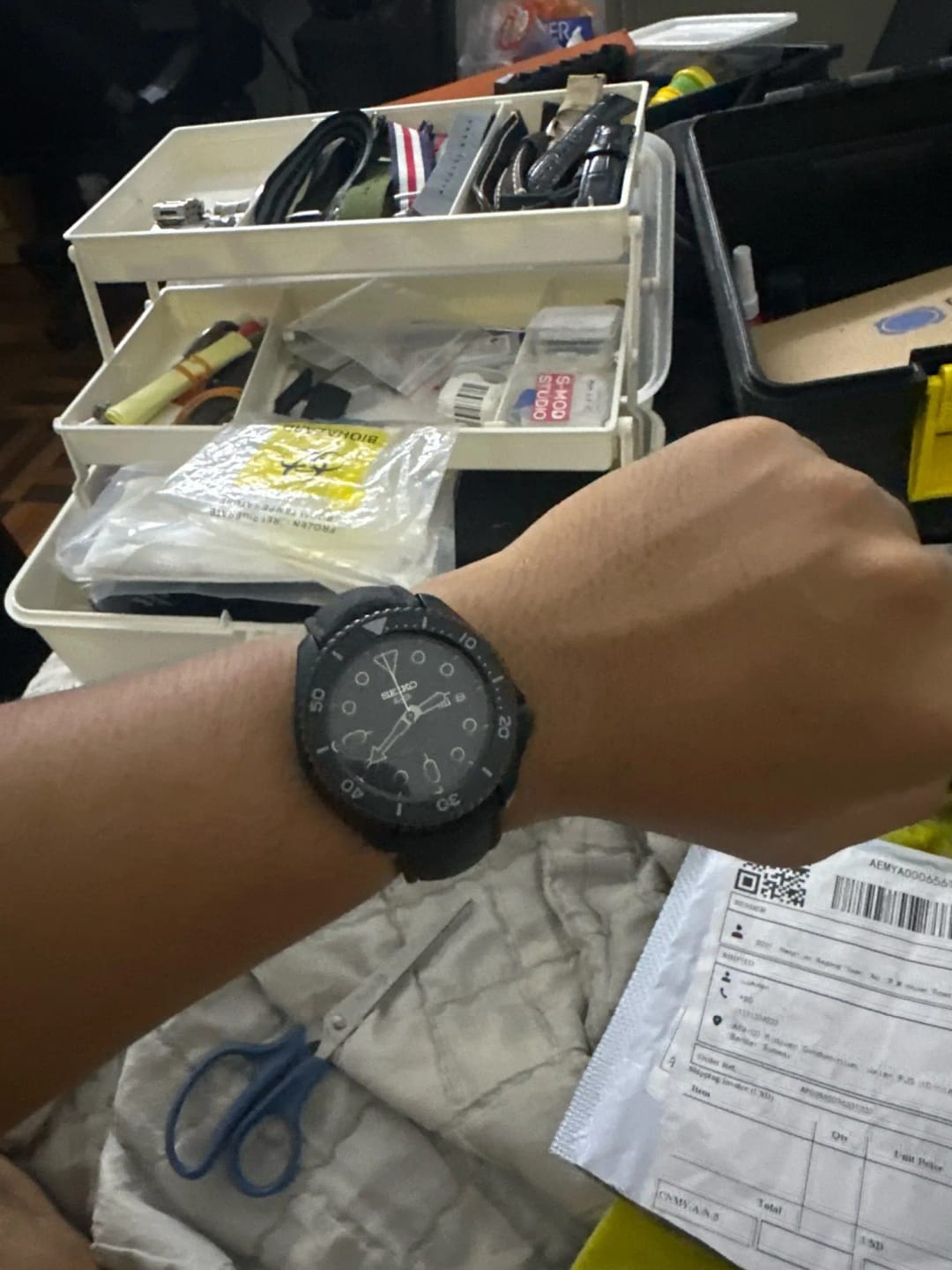 Customer photo review of Garmin 18/20/22/24mm Quick Release Curved-End FKM Rubber Band