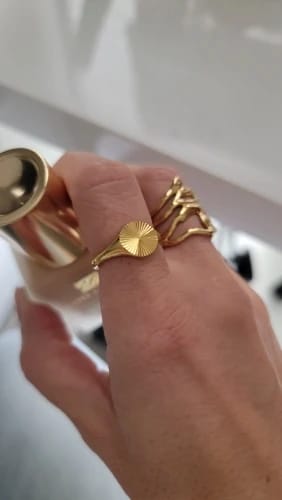 Customer photo review of Golden Zenith Ring