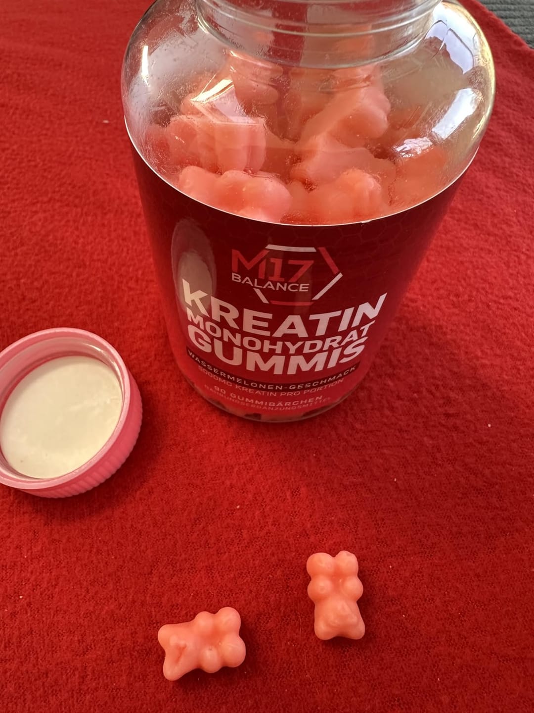 Customer photo review of Creatine Gummies – Watermelon