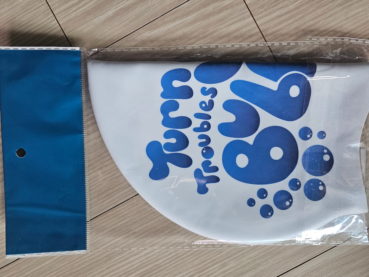 Customer photo review of JAYD Swim Cap - Bubble Trouble