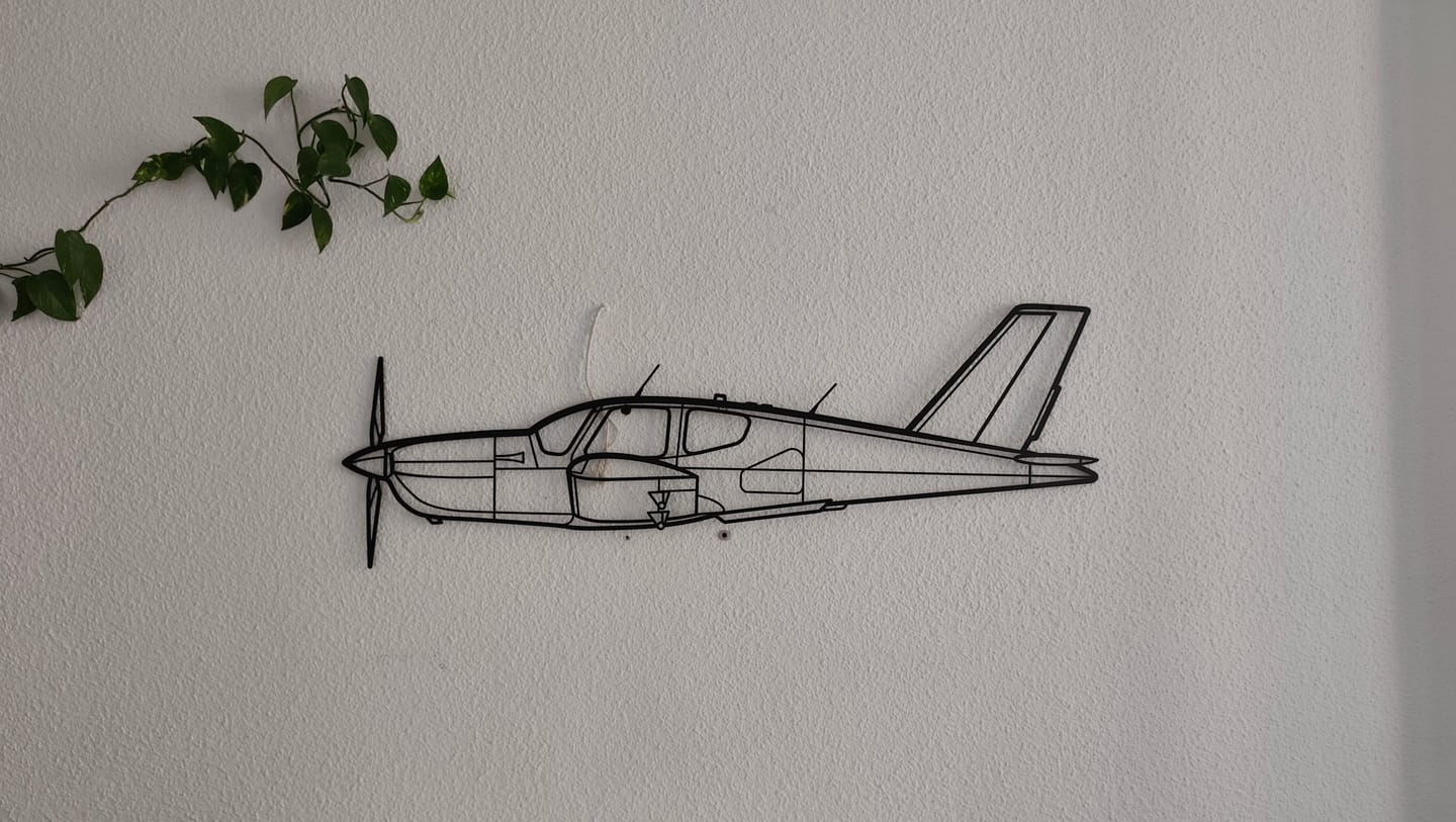 Customer photo review of TB20 Trinidad Silhouette Metal Wall Art
