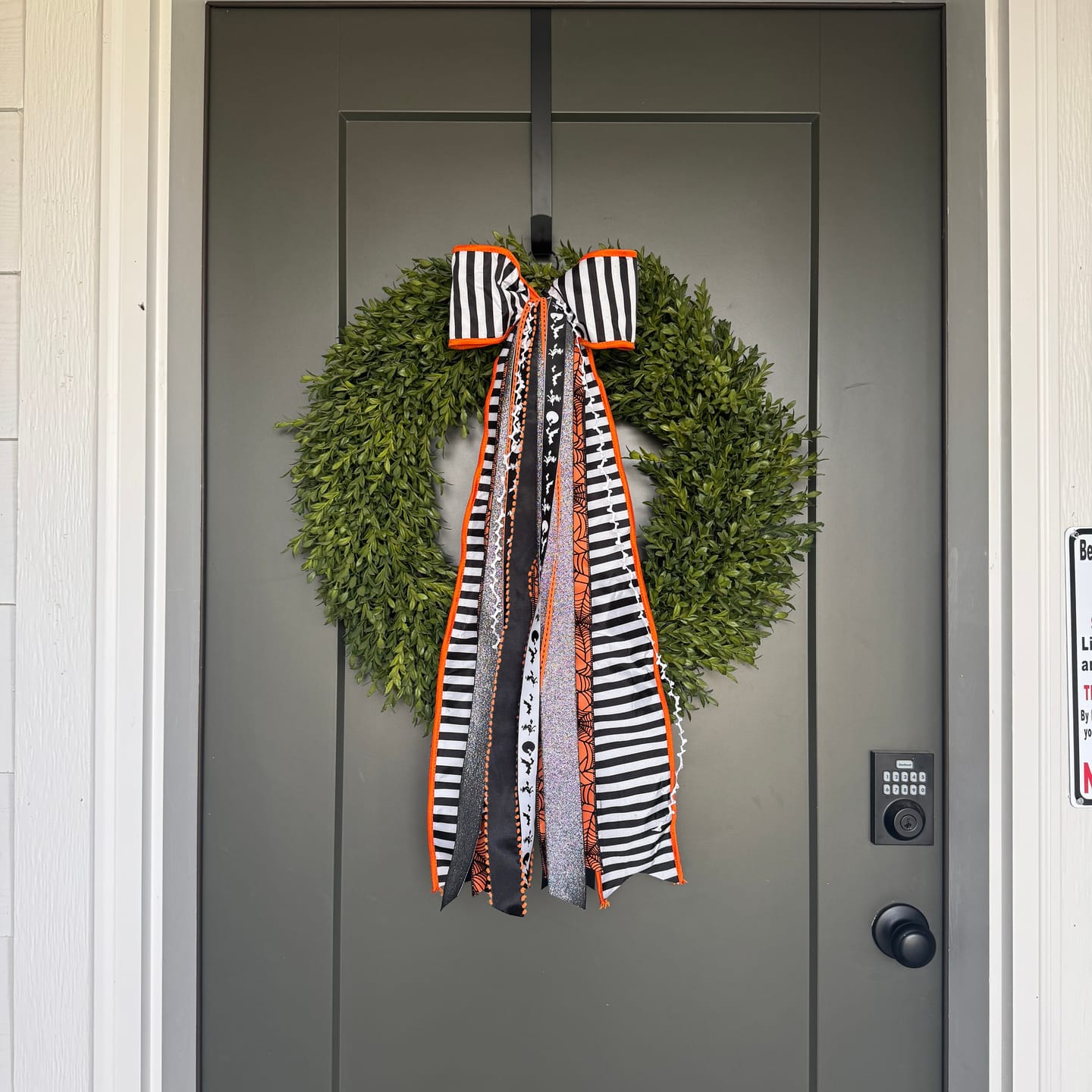 Customer photo review of Bewitched Wreath Ribbon