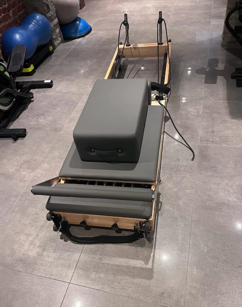 Customer photo review of GoodForm™ Wooden Studio Pilates Reformer