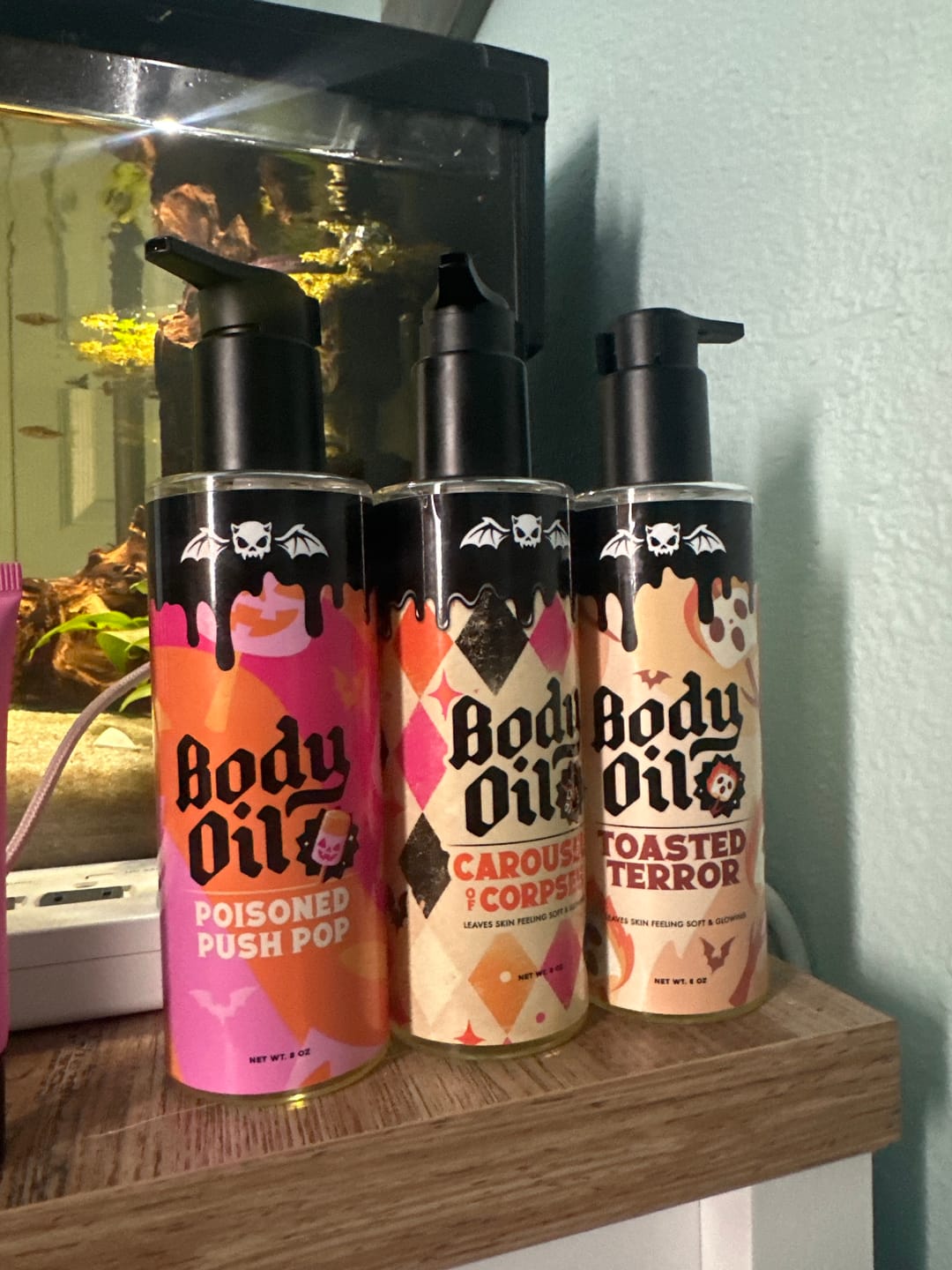 Customer photo review of Poisoned Push Pop Body Oil