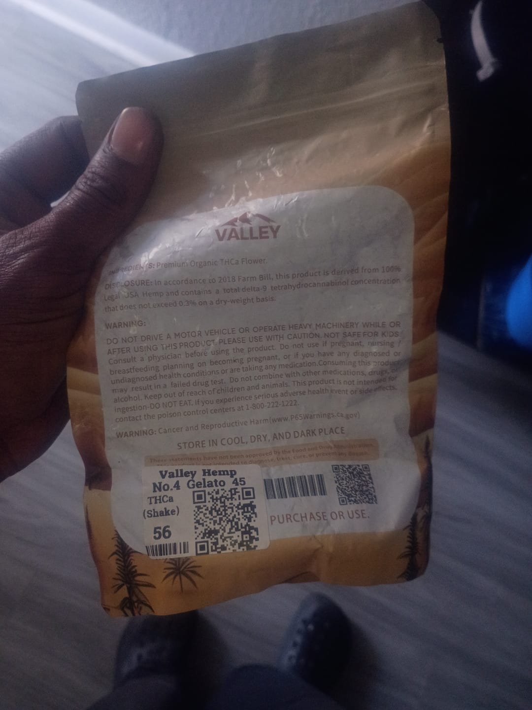 Customer photo review of (Buy 1 Get 2 Free) No4 New. Gelato 45 THCa Shake