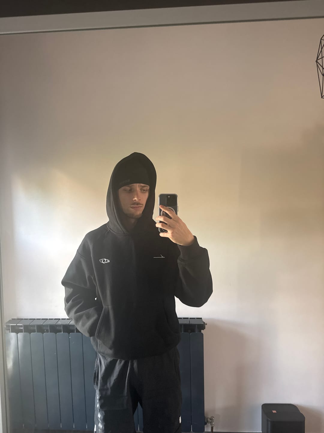 Customer photo review of Classic Logo Black hoodie