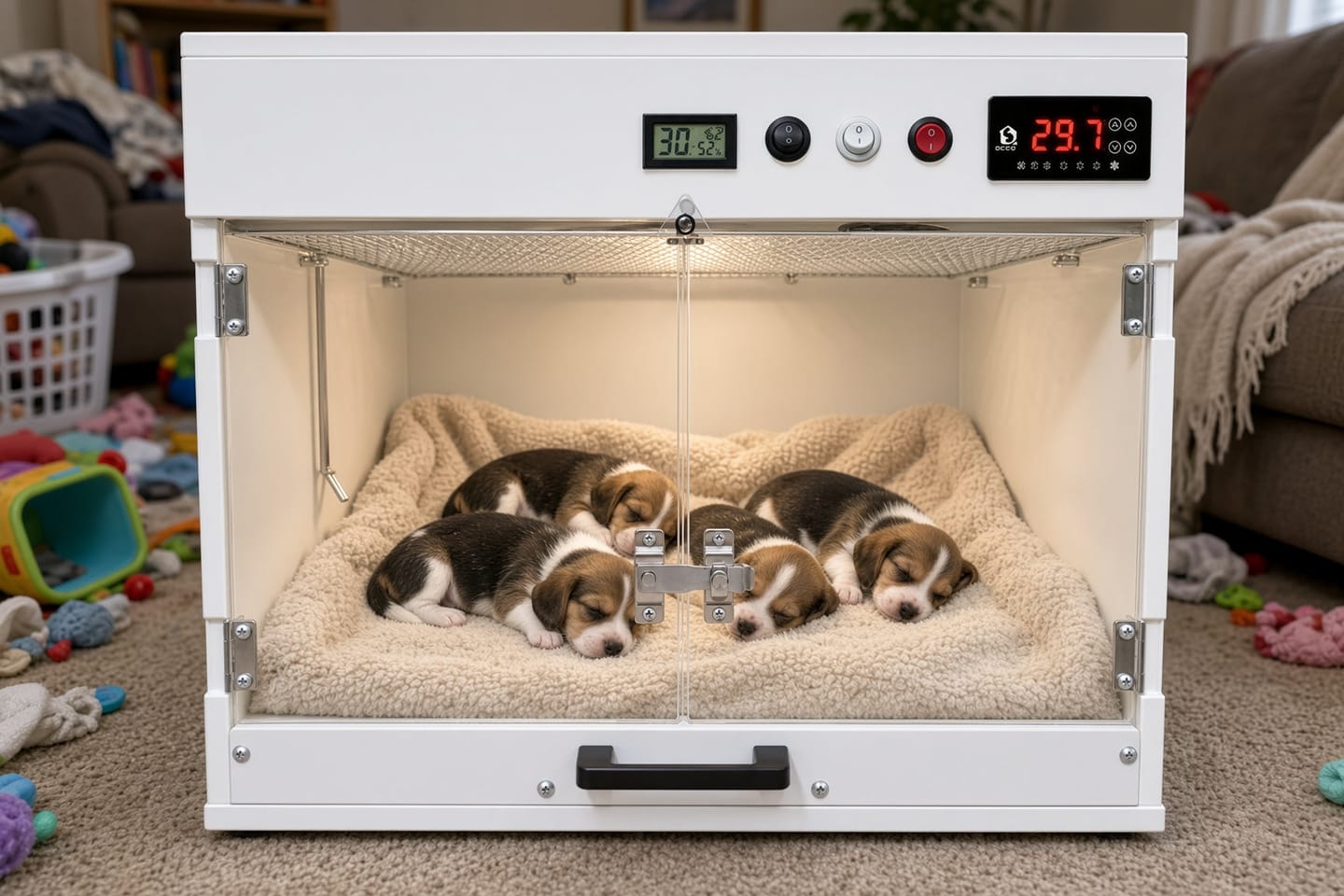 Customer photo review of Kiba Nest Warm-Air Nursery