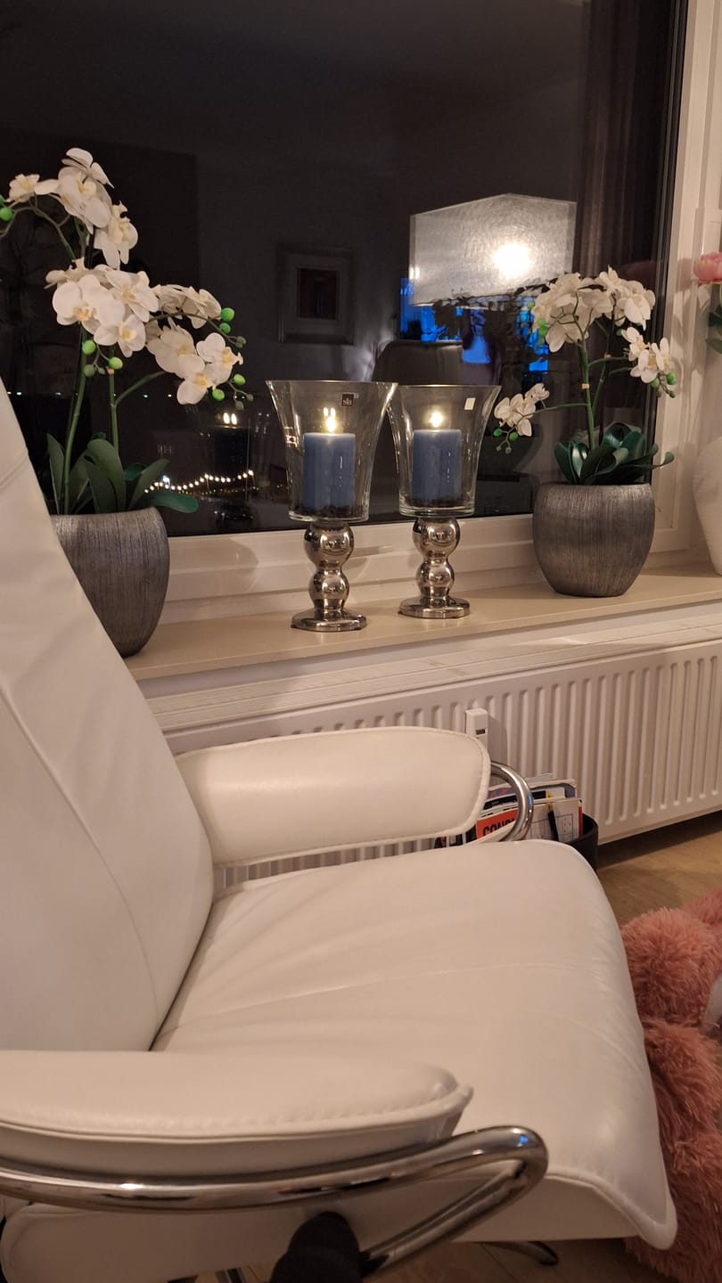 Customer photo review of LED Bloklys Ø 10 x 15 cm Isblå