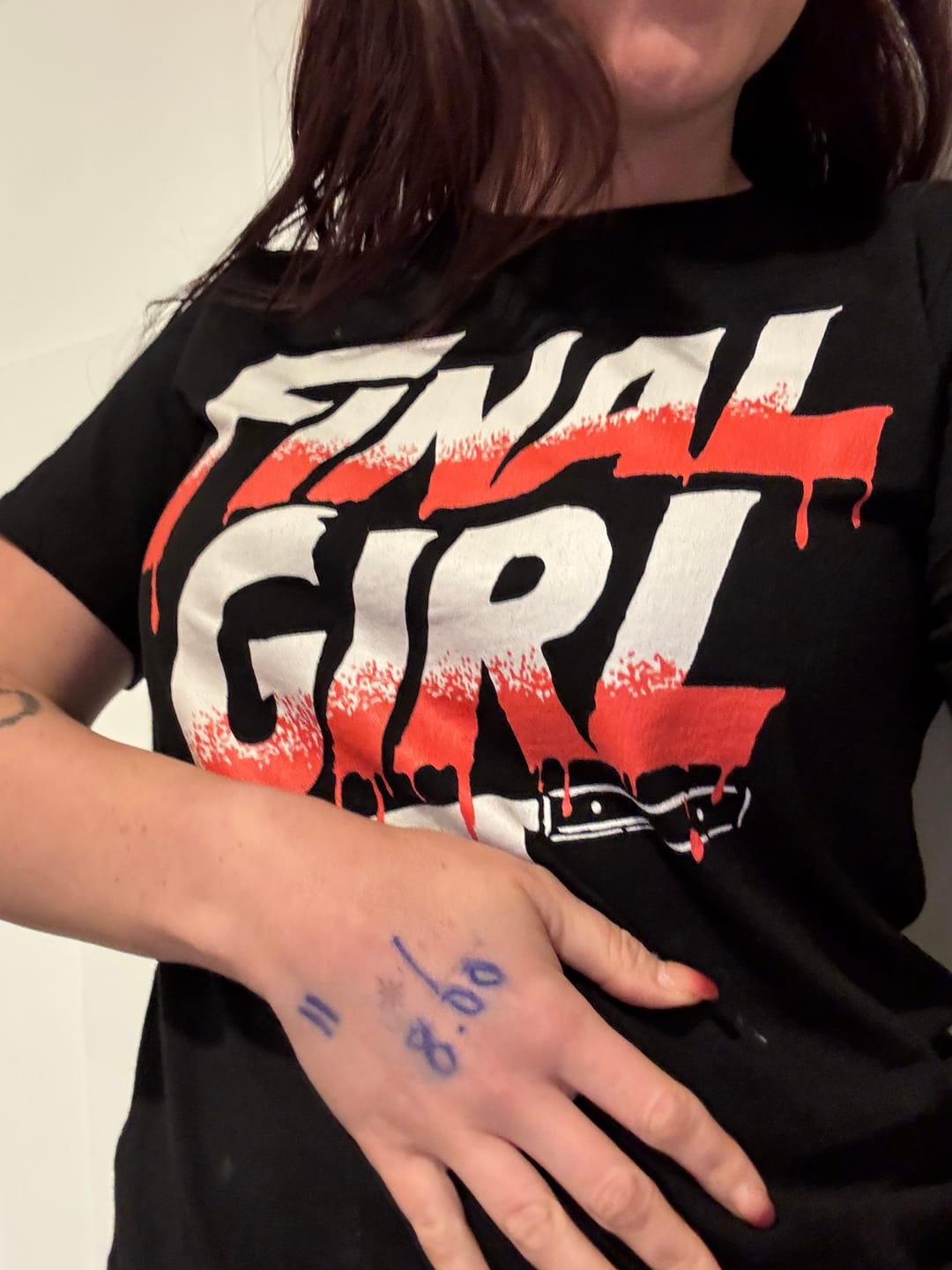 Customer photo review of Final Girl Tee