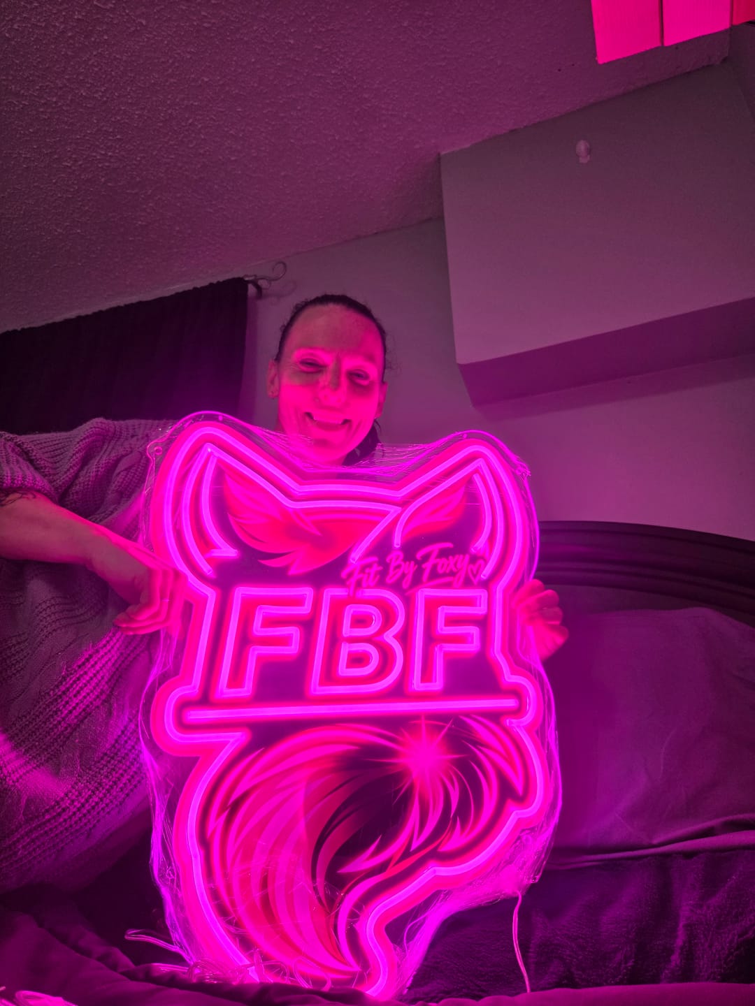 Customer photo review of 3 Tabletop Signs + 10 Keychains