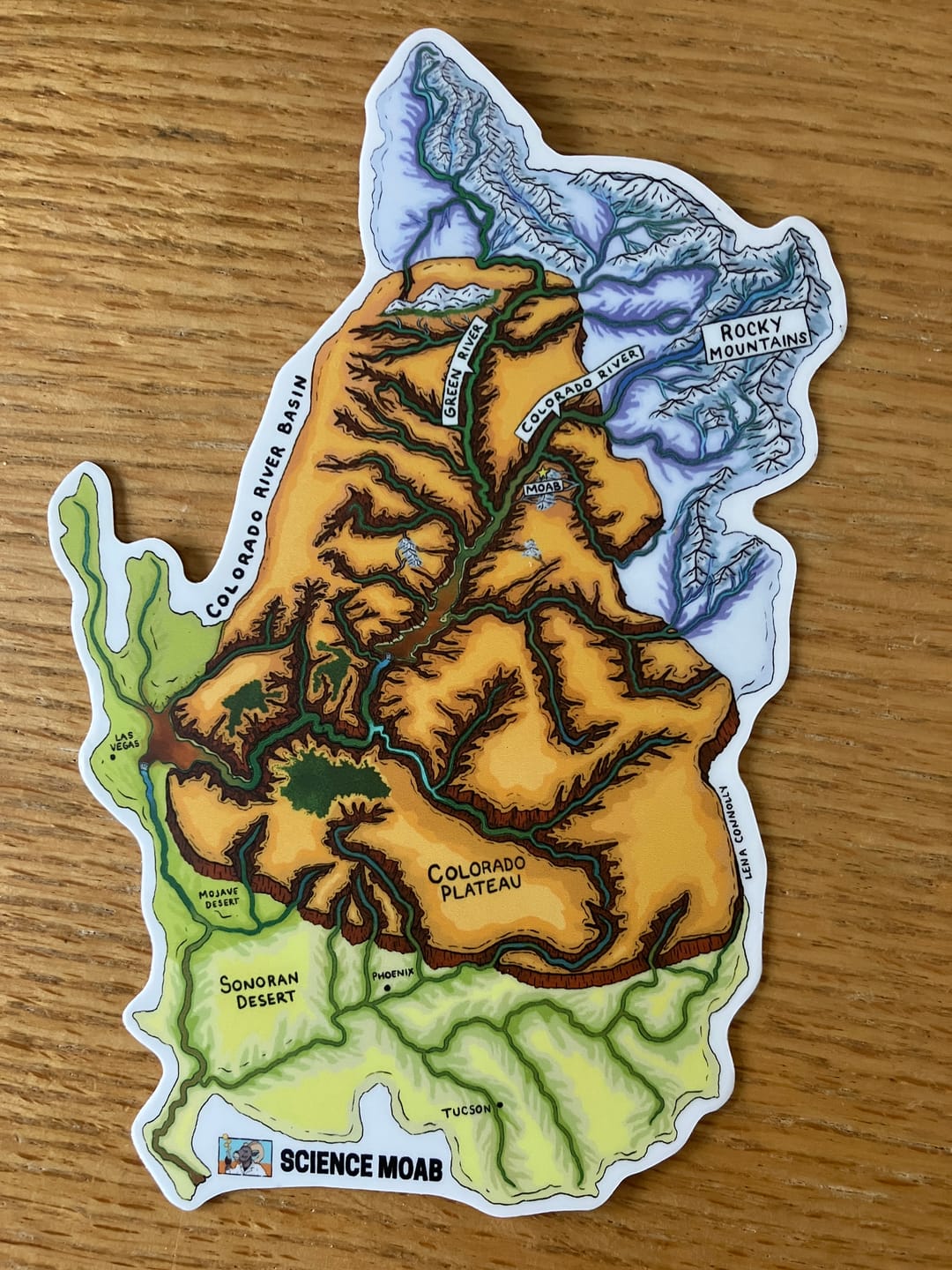 Customer photo review of Cut to Shape Stickers